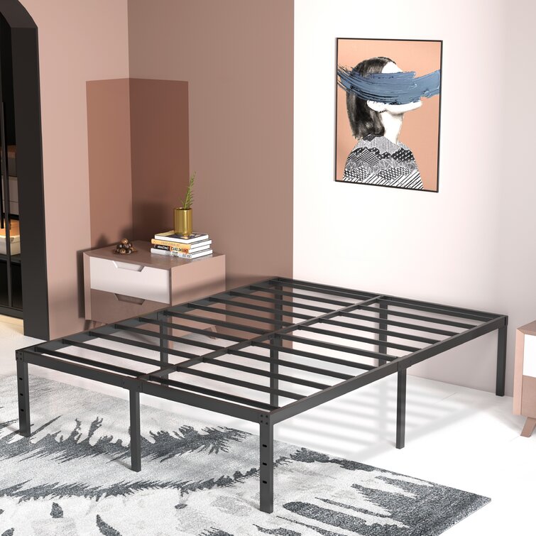 Platform bed frame queen deals 18 inch